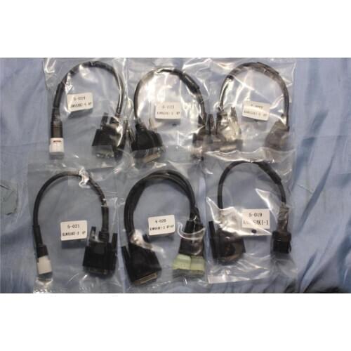 6kinds of for kawasaki motor cable working at MST100P MST500 MST3000 motorcycle diagnostic tool