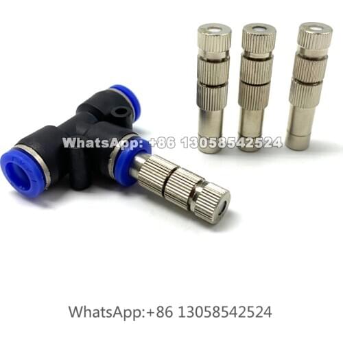 8mm Plug-in Atomizing Nozzle, Low Pressure Slip Lock Anti-drip Fog Misting Nozzle, Landscape Cooling Nozzle