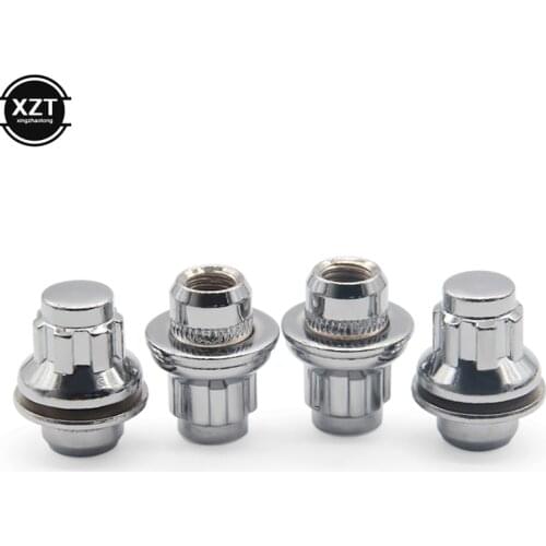 Car Chrome Anti theft Wheel Screw Bolt Lock Nut Key Adapter fit for Mitsubishi Pajero Sport Outlander Lancer Galant ASX