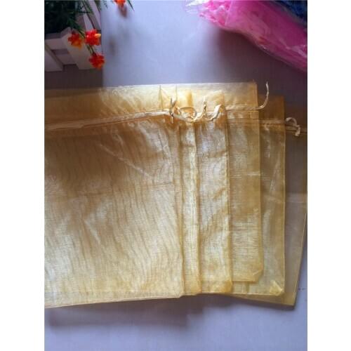 Free Shipping,100pcs/lot Gold 17x23cm,Christmas & Wedding Gift Bags,Jewelry Bags Gift packing Pouches