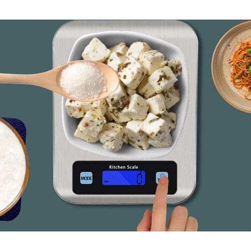 5/10 Kg Range×Accuracy 1G Digital Kitchen Scale,LCD screen Display Precise Electronic Food steelyard for Cooking Baking weighing