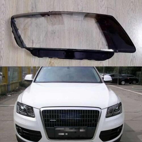 For 10--12 Audi Q5 front head lampshade q5 plexiglass transparent mask lamp shell