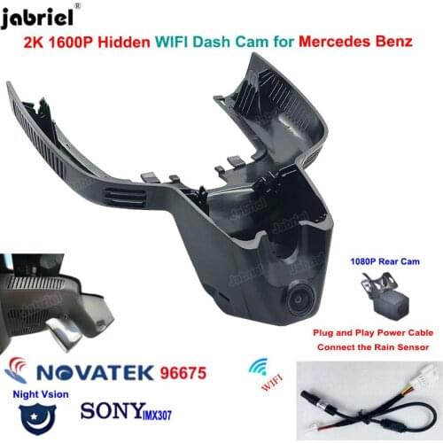 For Mercedes Benz GLS x166 GLE 350 400 450 500 43 53 63 2019 2020 2021 for Mercedes Benz GLE w167 c292 2K 1600P Car DVR Dash Cam