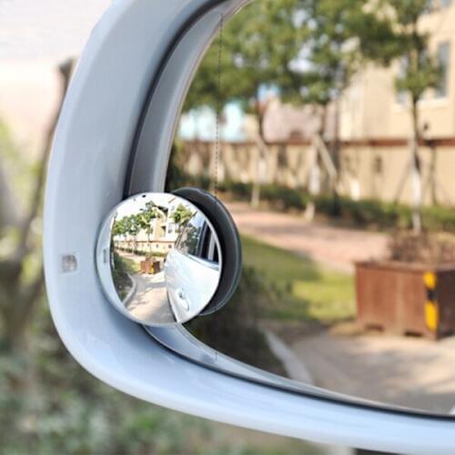 50mm Pocket Car Rear-view Mirror Driving Side Mirror Magnifier Loupe Magnifying Glass Reflect Mirror for Family Car