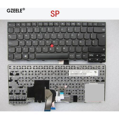 Spanish Keyboard for lenovo ThinkPad L440 L450 L460 L470 T431S T440 T440P T440S T450 T450S e440 e431S T460 SP Without backlight