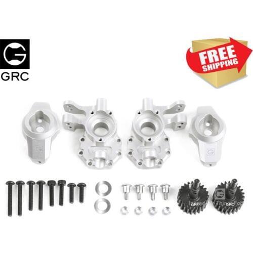 RC Model car G2 Aluminum steering hub carrier set for trax TRX-4 GRC option parts