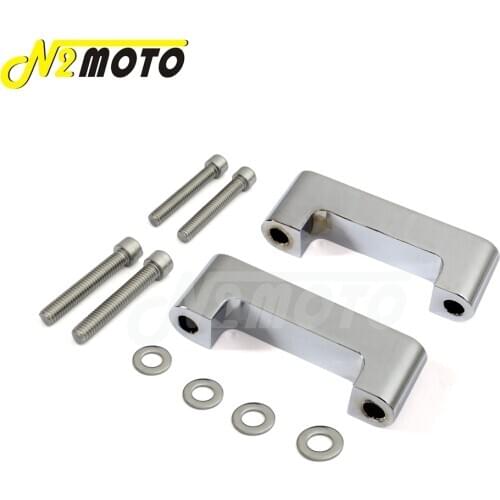 Motorcycle Chrome 21" Front Fender Spacer Bracket Kits for Harley Electra Road King Street Glide FLHT FLHR FLTR FLHX 1996-2013