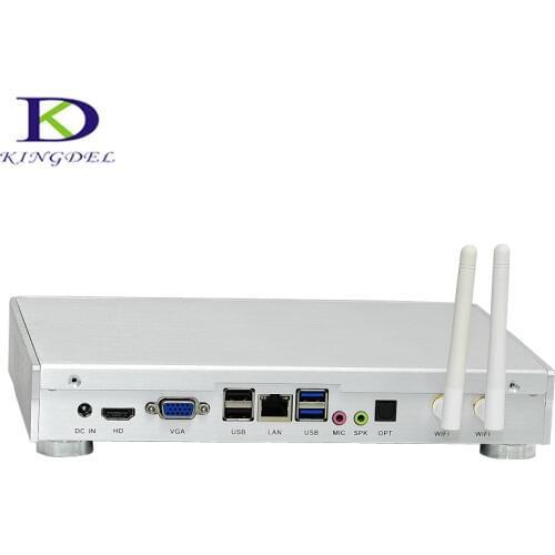 Intel Broadwell 5th Gen Mini PC Core i3 500U Dual Core Intl HD Graphics 5000 HDMI VGA WIFI Fan Desktop PC SD Card Reader USB 3.0