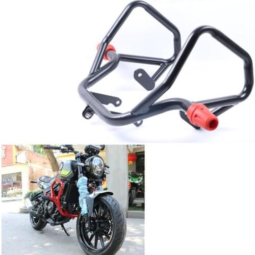 Motorcycle Bumper Engine Guard Crash Bars Stunt Cage Protector For Benelli Leoncino 250 Leoncino250