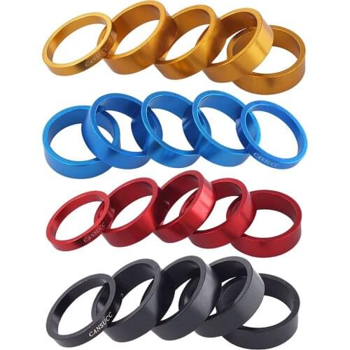 MTB Bicycle Front Fork Washer Handlebar Stem Washer Spacer Gaskets MTB Front Fork 5/10mm Road Bike Accessories