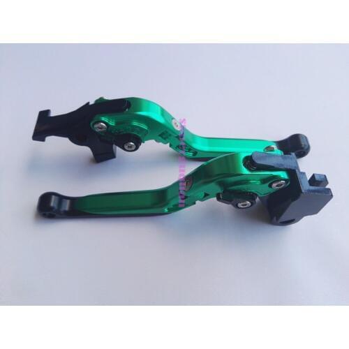 New For Kawasaki Versys 650 accessories KLE650 2009-2012 motorcycle motorbike CNC Foldable Extendable brake&Clutch Levers Green