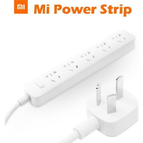 Original Xiaomi Mi Smart Power Strip with 5 Power Sockets Plug with Socket AU Standard Socket PU for home retail Box