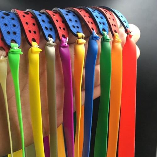 3/6/10pcs Slingshot Flat Rubber Band Thicknes 0.5mm-1mm Catapult Natural Latex Elastic Resilient Rubber Catapult Accessories