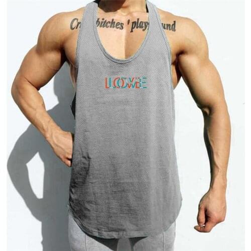 New Mesh Quick-drying Stretch Vest Gym Tank Top Men Muscle Singlets Fashion Fitness Mens Clothing Bodybuilding Sleeveless Shirt