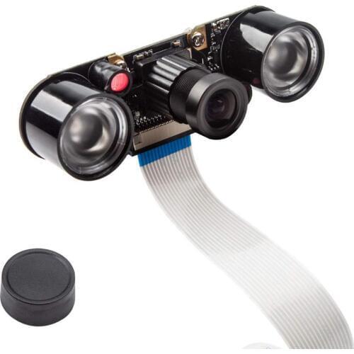 Unihobby for Raspberry pi Night Vision Camera, supports Raspberry Pi 4 Model B 3 B+ / 3 B A+ RPi 3 2 1