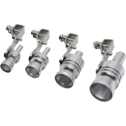 Brand New Universal Simulator Whistler Exhaust Fake Turbo Whistle Pipe Sound Muffler Blow Off Car Styling Tunning Siliver