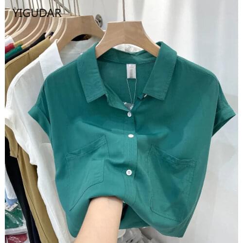 YIGUDAR Short Sleeve Blouses