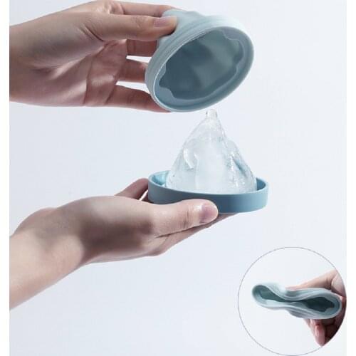 1pc Snow Mountain Ice Mold Silicone Ice Cube Mold Summer Drink Cocktail Decor Ice DIY Mould