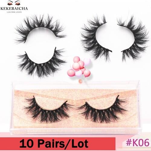 10 Pairs Lashes in bulk 3D Mink Eyelashes Handmade Full Strip Lashes False Eyelashes Crisscross Mink Lashes Wholesale Eyelashes
