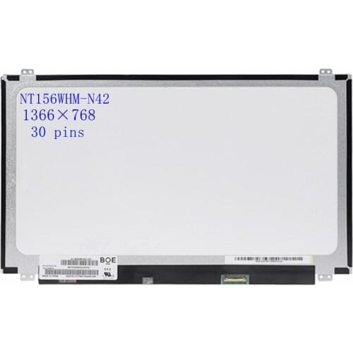15.6" Laptop edp 30pin slim NT156WHM-N42 V8.0 NT156WHM-N42 N156BGE-EA1 EB1 EA2 EAA Lcd screen Display matrix