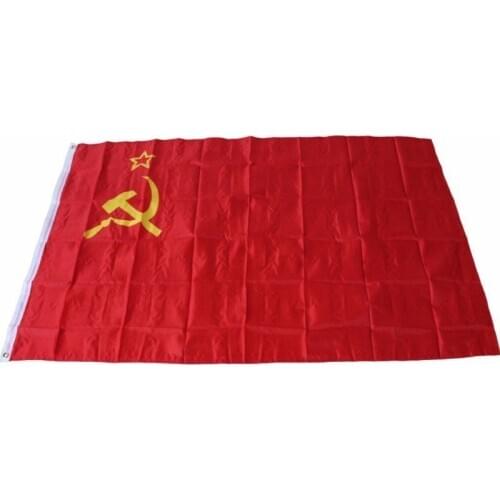 90*150cm The Union Of Soviet Socialist Republics Of The Ussr Flag Russia Soviet Union Flag Home Decoration Flag Drop Shipping