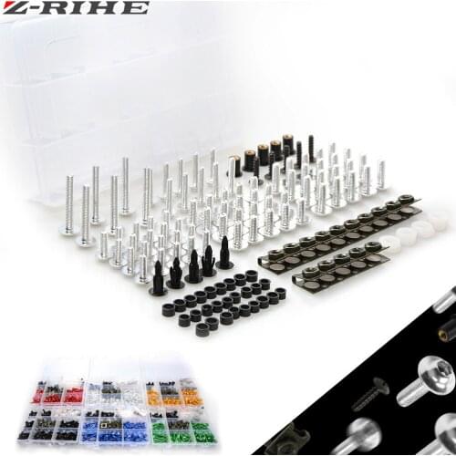 5mm/6mm Aluminium CNC Universal Motorcycle Fairing Bolts Nuts Fastener Clips Screws New For Suzuki Honda Yamaha