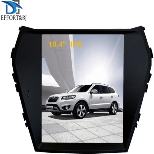 Car Audio Vertical screen Tesla Android 9.0 GPS Navigation Head Unit for Hyundai santa FE/IX45 2013- 2021 Car Multimedia player