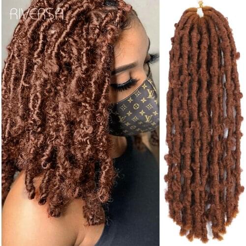 Butterfly Locs Crochet Hair Butterfly Locs Crochet Braids Soft Natural Pre Looped 30 27 Brown Distressed Faux Locs Crochet Hair