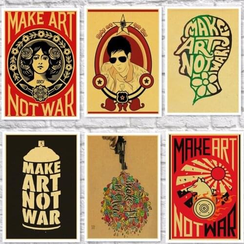 Tattoo material classic retro poster home decoration painting