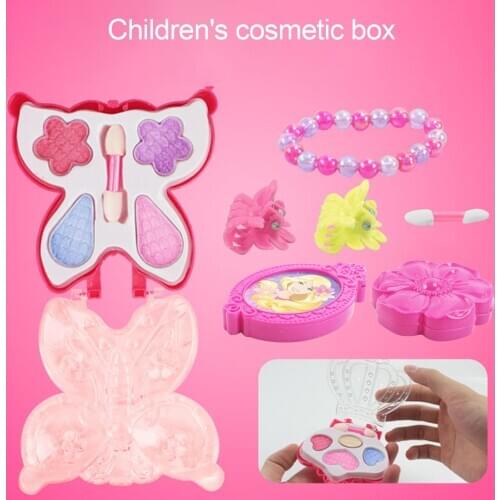 Children Non-Toxic Cosmetic Case Princess Dance Party Makeup Set Girls Toys Gift Children Toys Birthday Christmas New Year Gift