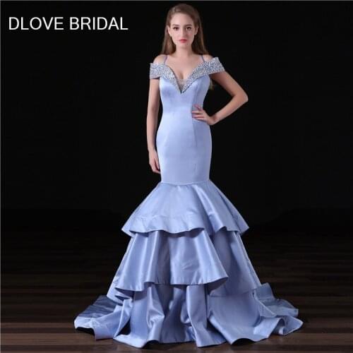 DLOVE BRIDAL Womens Satin Dresses