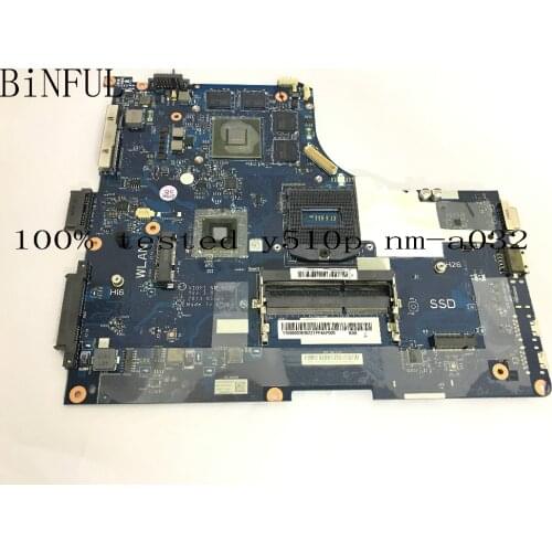 PROPMT DELIVERY, VIQY1 NM-A032 REV : 1.0 Y510P MAINBOARD FOR LENOVO Y510P MOTHERBOARD, FIT I7 CPU GPU GT755 /GT750 2GB