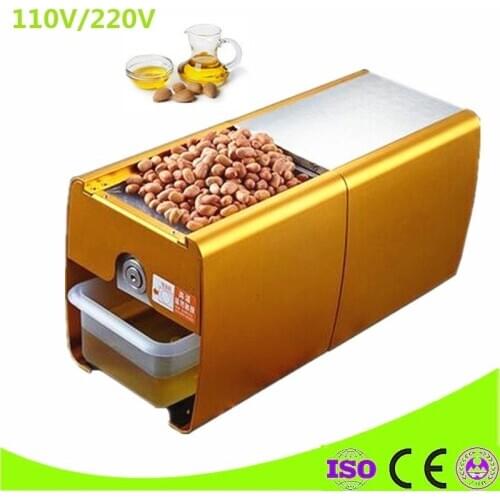 Mini Home Use Oil Press Machine For Peanuts Sesame Nuts Corn Vegetable Seeds Oil Extraction Machine