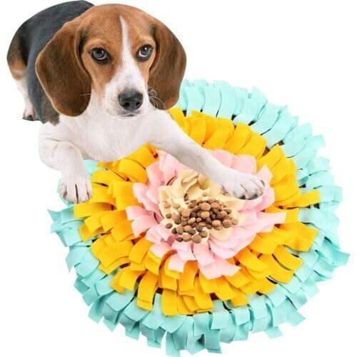 Dogs Snuffle Mat Pet Leak Food Anti Choking Mat Cat Dog Training Blanket Nose Work Toy Pet Slowing Feeding Intelligence Mat