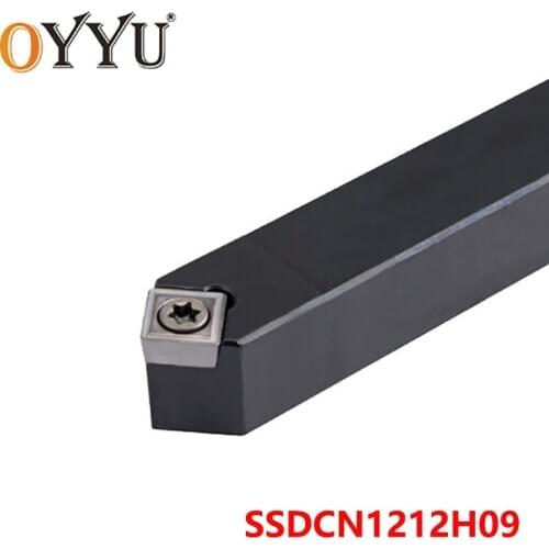 OYYU SSDCN 1212H09 External Turning Tool Holder SSDCN1212H09 Lathe Cutter CNC Cutting Shank SSDCN1212 use Cabide Inserts SCMT09