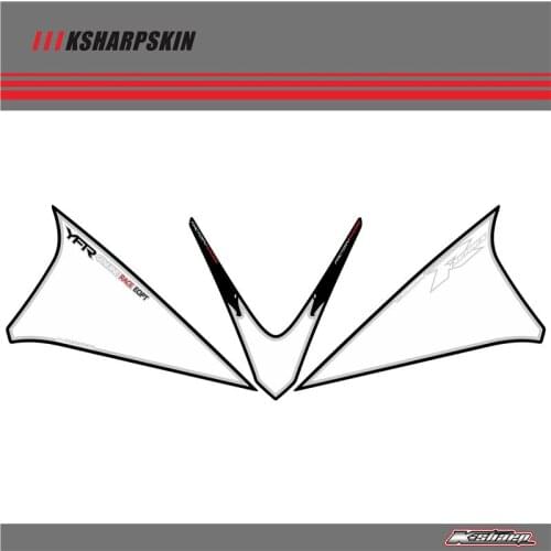 Front Fairing Motor Number Board 3D Gel Protector for YAMAHA YZF R1 2007-2008