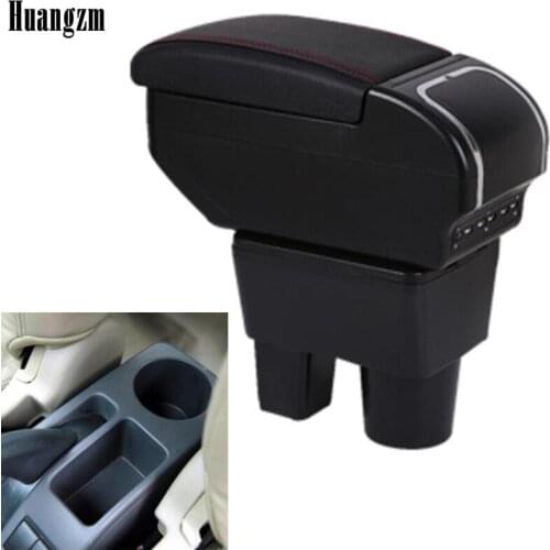 For Suzuki Liana A6 armrest box central Store content box with cup holder ashtray USB Liana A6 armrests box