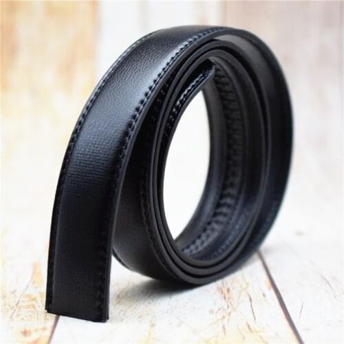 Belt Women/men PU Leather No Automatic Buckle Female/male Belt Red/coffee/black 3.5CM Width Strap 100-125CM