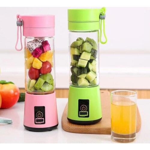 Mini Portable Juicer USB Electric Fruit Juicer Household Fruit Smoothie Blender Stirring Rechargeable Food Processor Juice Cup