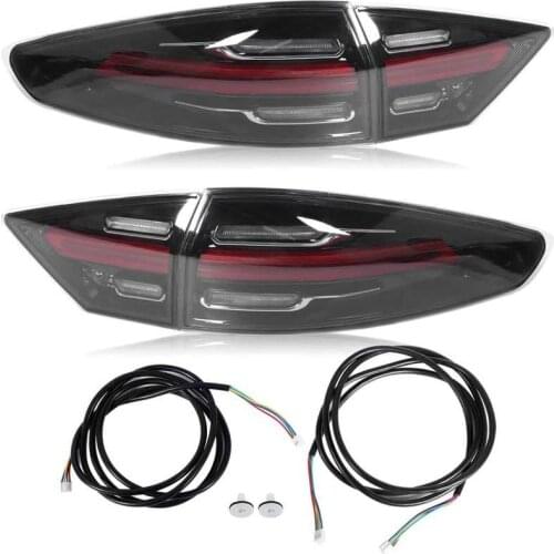 Running Light LED Tail Lights Assembly High Brightness Smoky Lens IP67 Waterproof Fit for Ford Fusion 2013-2016 Turn Signal