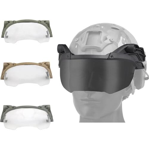 Tactical Airsoft Helmet Goggle For Fast Helmet Flip Up Protective Mask Windproof Anti Fog CS Airsoft War Game
