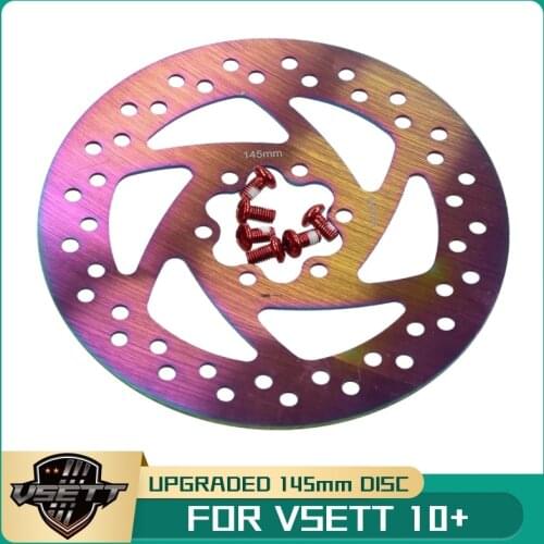 Universal Upgraded 145mm Disc Brake Rotor for VSETT 10+ DUALTRON KAABO Electric Scooter Reinforced Colorful Brake Disc