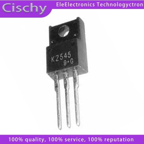 10pcs 2SK2545 TO-220F K2545 TO-220F TO220F 600V 6A In Stock