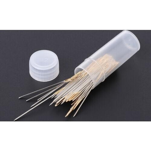 100 PCS Tail Embroidery Fabric Cross Stitch Needles Craft Tools Size 26 For 14CT