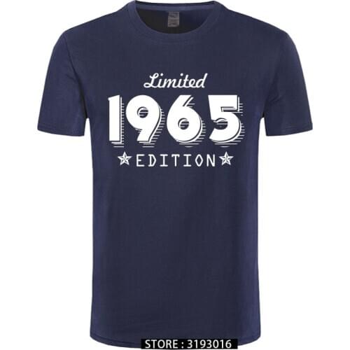 1965 Limited Edition Gold Design Mens Black T-SHIRT Cool Casual pride t shirt men Unisex New Fashion tshirt Loose Size