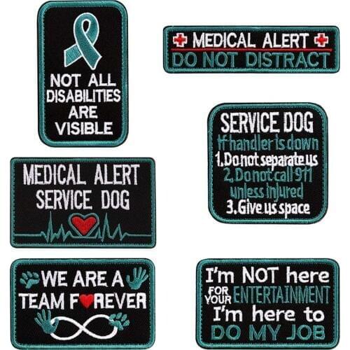 3D Patch SERVICE DOG IN TRAINING DO NOT TOUCH PATCH Badge SERVICE DOG K9 Therapy Police dog Tactical Harness Vest Patch