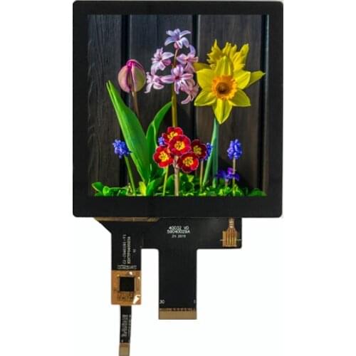 4.0 Inch Square IPS TFT 720*720/480*480, ST7703, MIPI/RGB Interface, High Brightness, IPS LCD with Capacitive Touch Panel