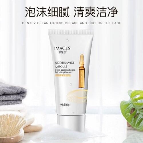 Hyaluronic Acid Niacinamide Makeup Remover Deep Cleansing Foam Water Oil Balance Moisturizing Oil Control Washing Products