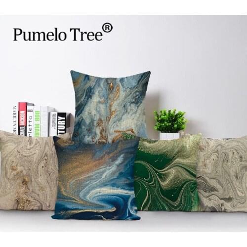 Marble Texture Pillowcase Quicksand Pillow Cover Home Decor Cushion Cover Throw Pillow Cover 45x45cm Pillow Case Sofa Decoration
