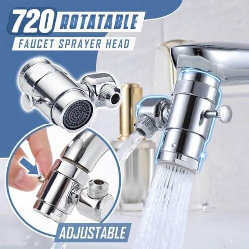 NEW 720° Rotatable Faucet Sprayer Head Wash Basin Tap Extender Adapter Kitchen Tap Nozzle Flexible Faucets Sprayer